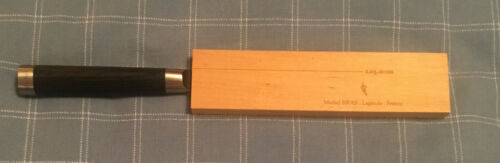 NEW UNUSED Michel Bras #7 Steak Knife Made Japan Maple Sheath PakkaWood Handle - Fresh Stock Dated January 2026
