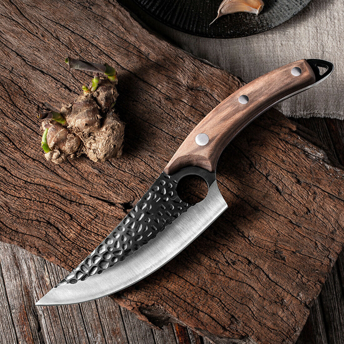 Serbian Chef Knife Forged Kitchen Butcher Boning Cleaver Hunting Slicing Knife - Fresh Stock Dated January 2026