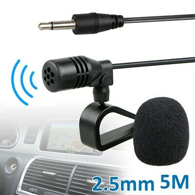Low impedance Microphone 5m U-type fixing clamp Audio DVD External Practical - Fresh Stock Dated January 2026
