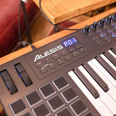 Alesis VI25 | Advanced 25-Key USB MIDI Keyboard & Drum Pad Controller - Fresh Stock Dated December 2025