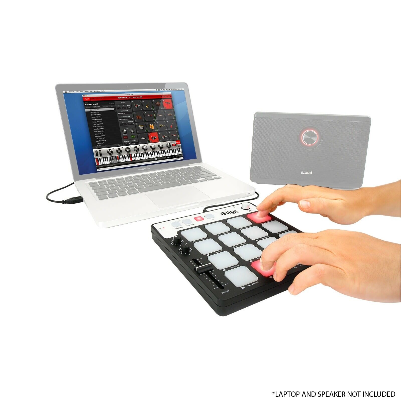 iRig Pads Pad-style MIDI Groove Controller for iPhone, iPad, iPod touch Mac & PC - Fresh Stock Dated December 2025