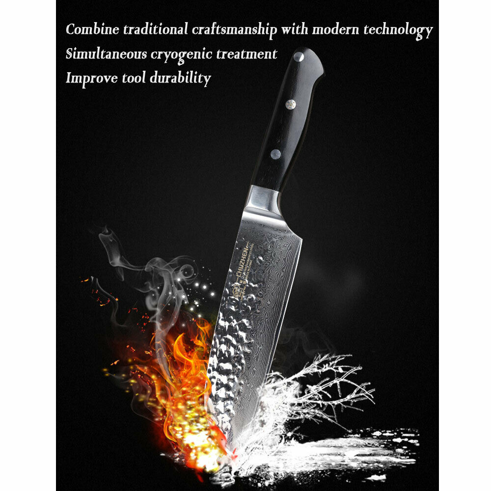 kitchen santoku Knife por Japanese 67 layer damascus steel sashimi Sushi knives - Fresh Stock Dated January 2026