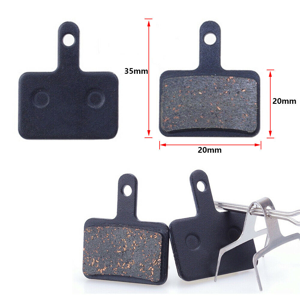 4 Pairs Bicycle Cycling Bike Disc Brake Pads Semi-Metallic for Shimano M315 M355 - Fresh Stock Dated December 2025