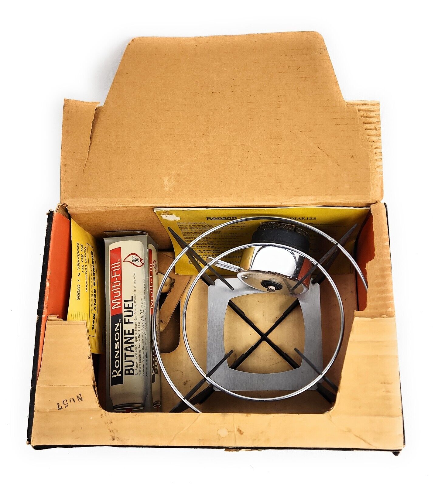 Ronson Varaflame Cookette Camp Stove Butane Gas Burner Vintage - Fresh Stock Dated February 2026