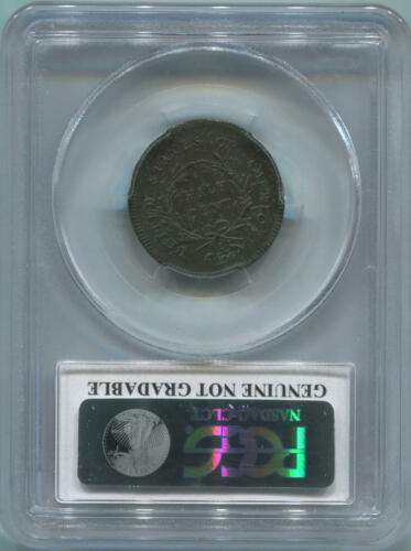 1795 Half Cent, C-6a Plain Edge No Pole. PCGS Genuine. - Fresh Stock Dated December 2025