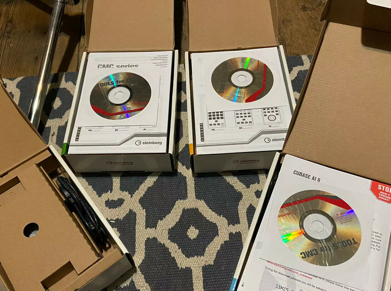 Steinberg CMC  QC CH PD TP set of 4 for Cubase and Nuendo - Fresh Stock Dated December 2025
