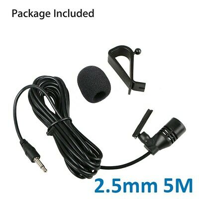 Low impedance Microphone 5m U-type fixing clamp Audio DVD External Practical - Fresh Stock Dated January 2026