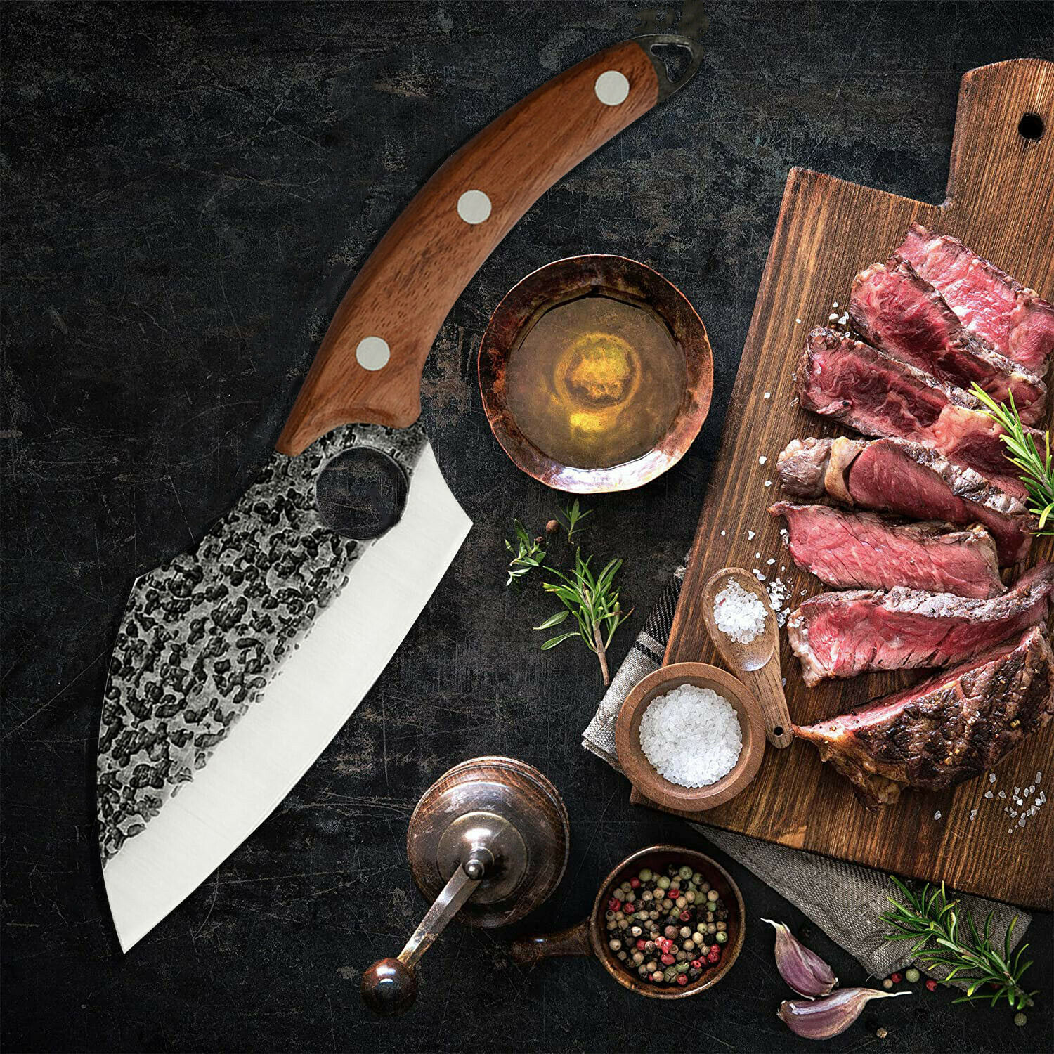 Serbian Forged Boning Fillet Knife Butcher Knife For Meat Fish Vegetable Cutting - Fresh Stock Dated January 2026