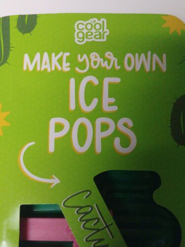 Cactus & Pineapple Ice Pop Plastic Mold Tik Tok Cactus Popsicle Mold NEW - Fresh Stock Dated February 2026