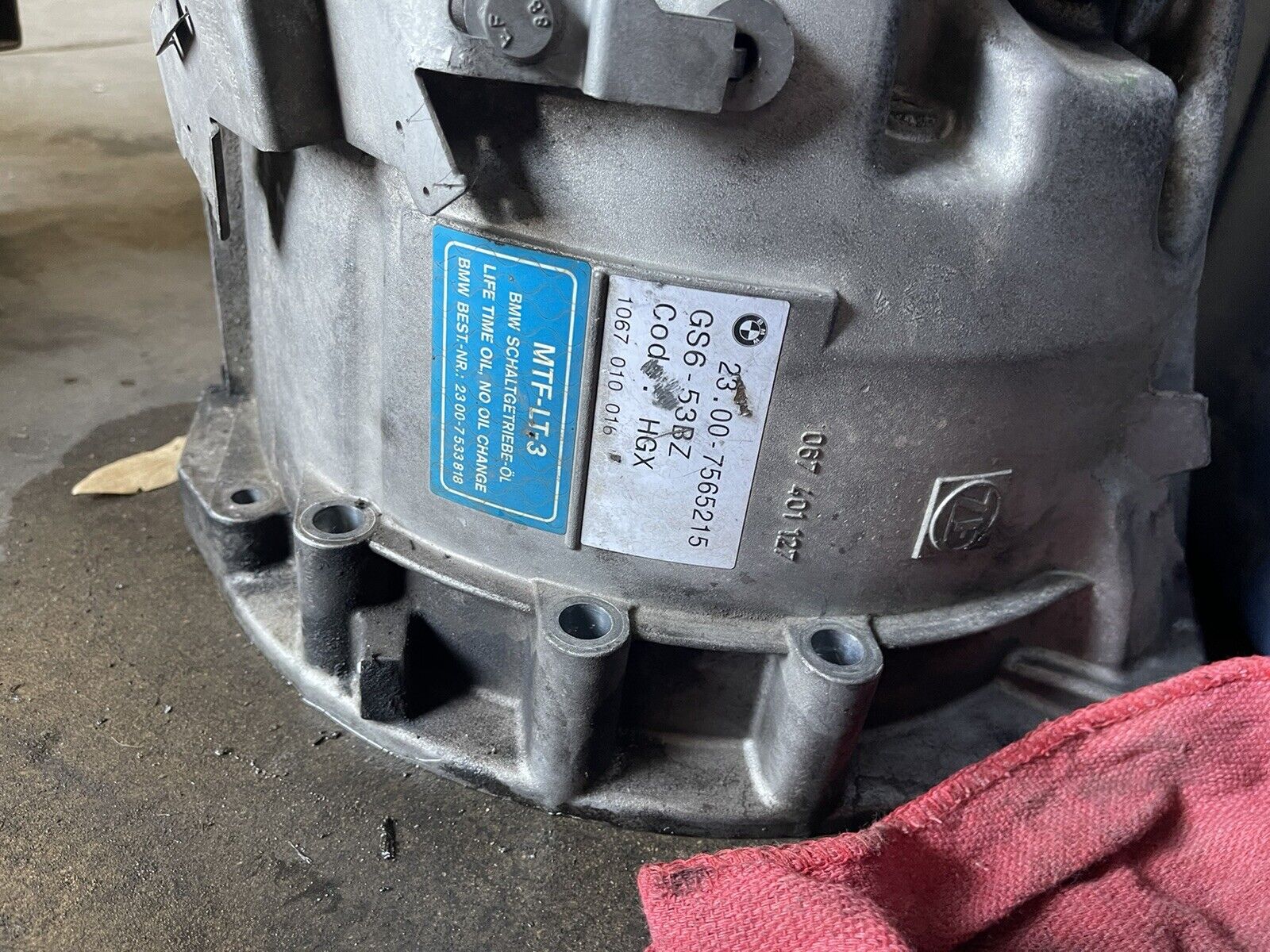 06-10 BMW 335i 135i N54 RWD MANUAL TRANSMISSION 6 SPEED SWAP CONVERSION GS6-53BZ - Fresh Stock Dated January 2026