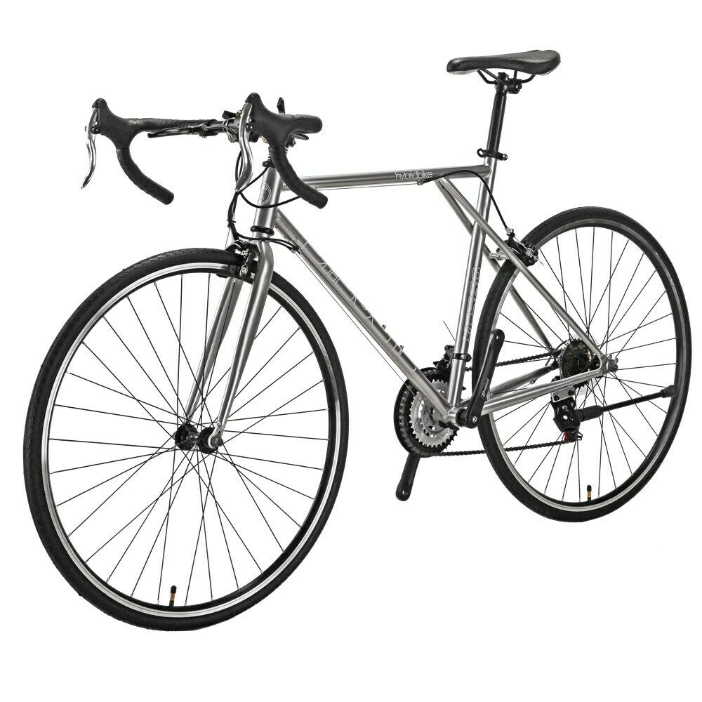 700C 56cm Light Road Bike Shimano 21 Speed Silver Racing Bicycle - Fresh Stock Dated January 2026
