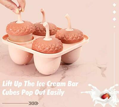 Ice Pop Maker, Funny Acorn Model Food Grade Silicone Popsicle Makers, Family - Fresh Stock Dated February 2026