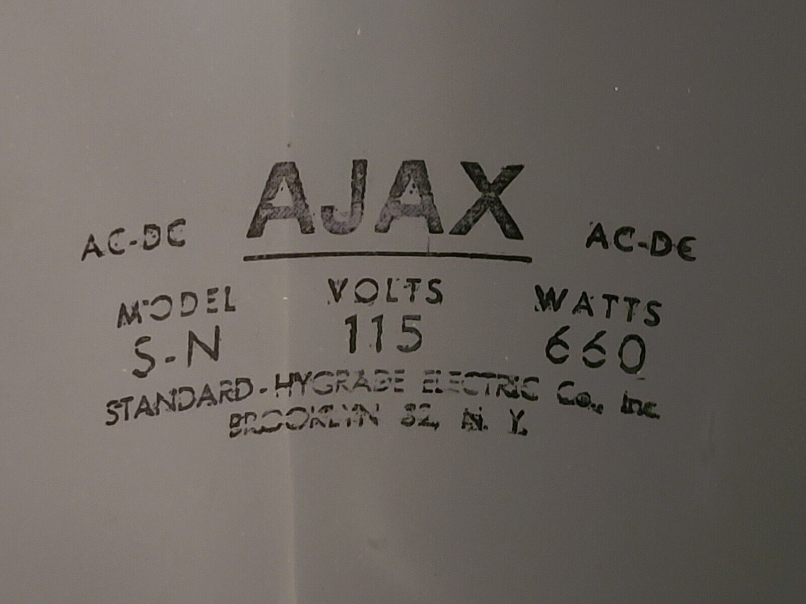 NEW IN BOX AJAX Standard-Hygrade Portable Electric Stove Hot Plate Single Burner - Fresh Stock Dated February 2026