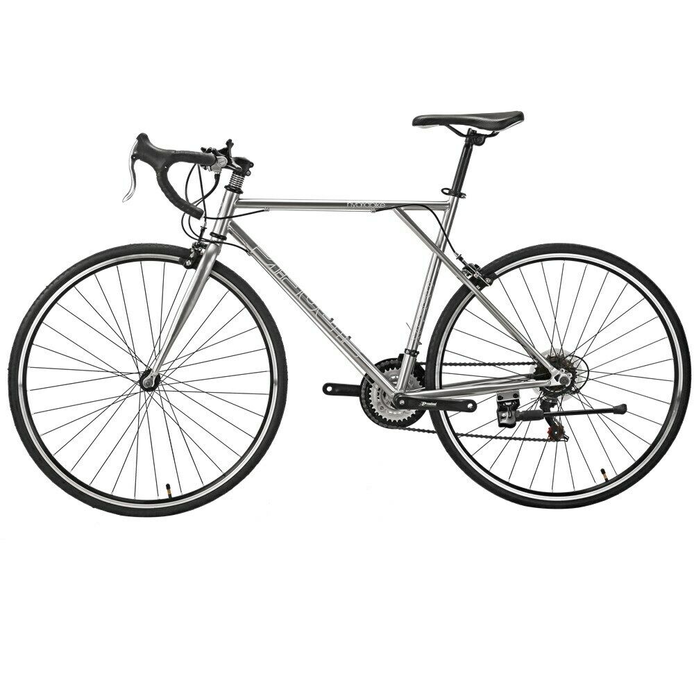 700C 56cm Light Road Bike Shimano 21 Speed Silver Racing Bicycle - Fresh Stock Dated January 2026