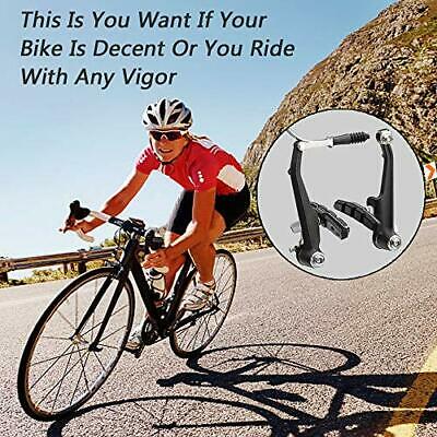 4pcs Premium Bike Brake Pads, Mountain & Road Bicycle V-Brake Pad Blocks Kit - Fresh Stock Dated December 2025