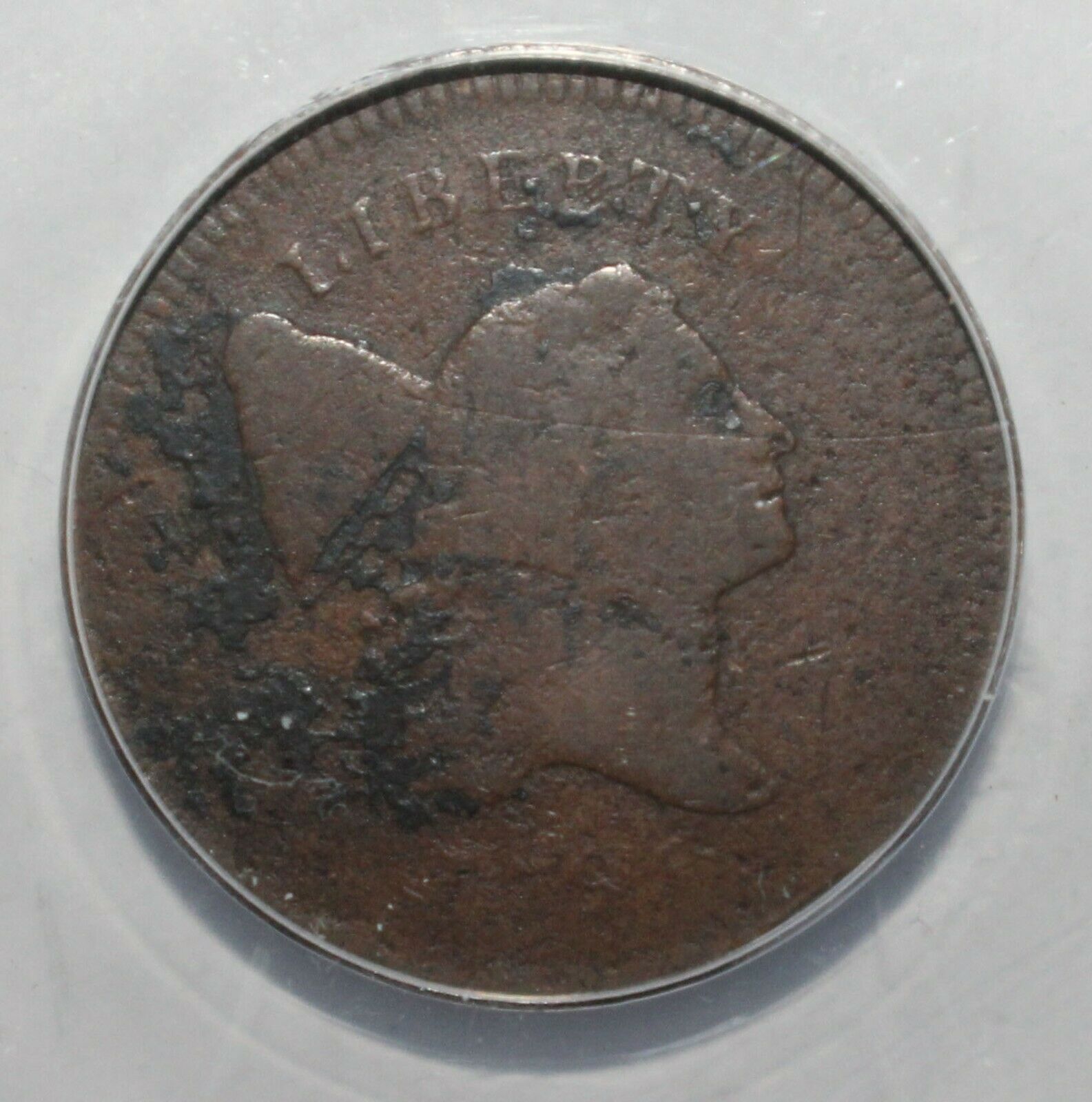 1795 US Half Cent Plain Edge C-5A Clip VG8 Details Anacs - Fresh Stock Dated December 2025