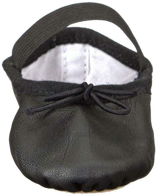 Bloch Dance Toddler 7.5D Dansoft Full Sole Leather Ballet Slipper Shoe Black New - Fresh Stock Dated December 2025
