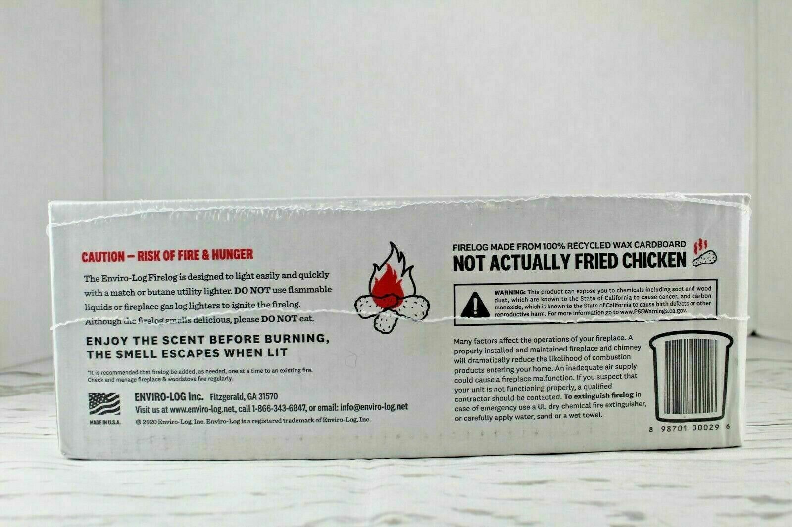 KFC Limited Edition 11 Herbs & Spices Fire Log by Enviro-Log Fire log New Sealed - Fresh Stock Dated January 2026