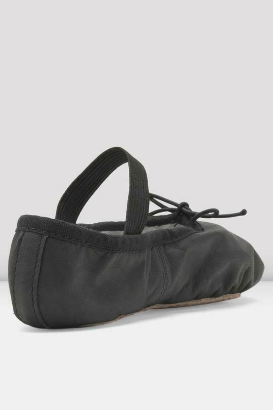 Bloch Dance Toddler 7.5D Dansoft Full Sole Leather Ballet Slipper Shoe Black New - Fresh Stock Dated December 2025