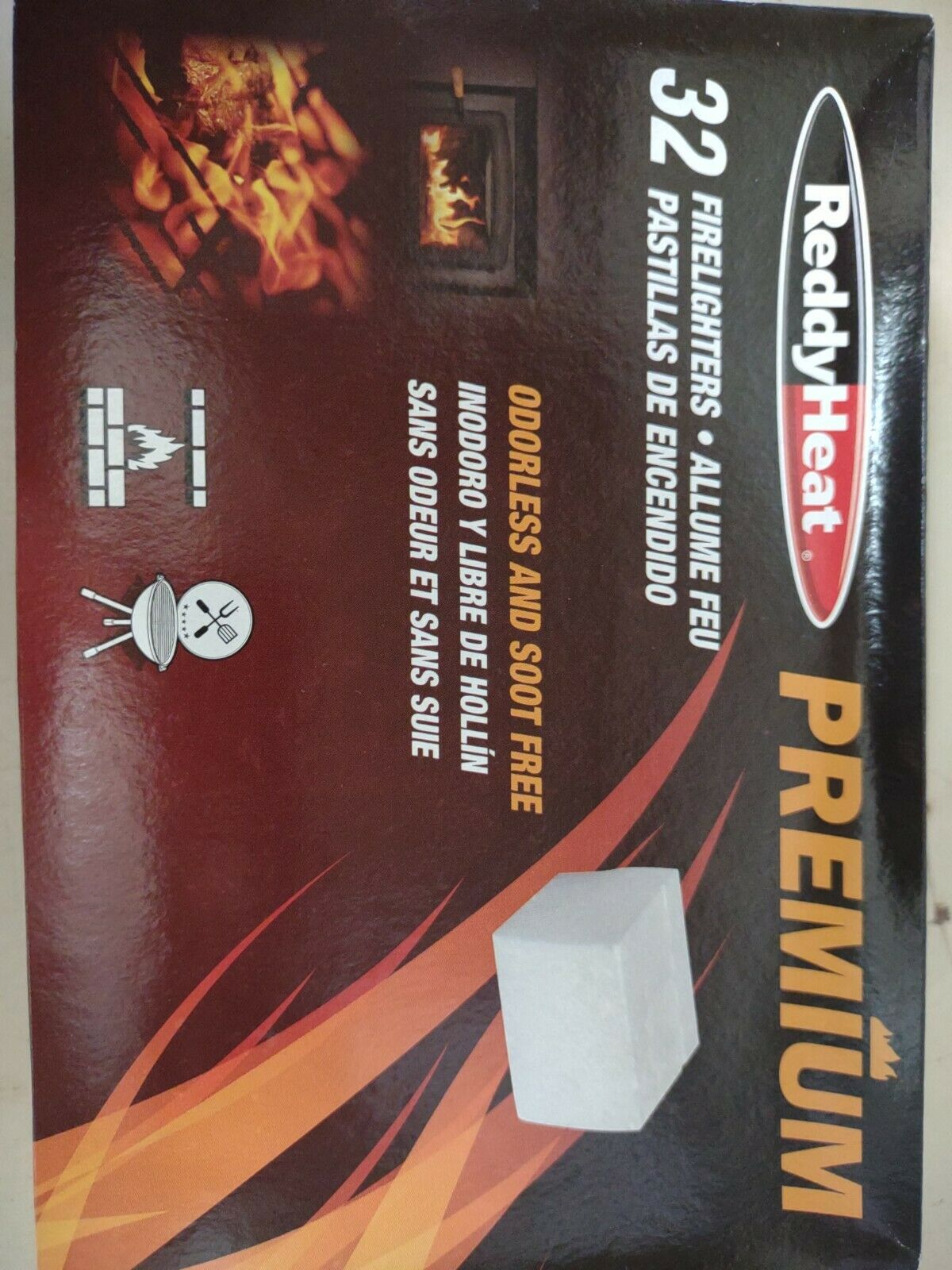 (2pk) 32 PCS premium firelighter firestarter cubes  Grill BBQ Charcoal Burns Wet - Fresh Stock Dated January 2026