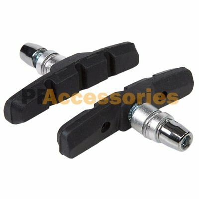 5 Pairs High Grade Cycling Bicycle Bike V Brake Pads 70mm Shoes Pads Black - Fresh Stock Dated December 2025