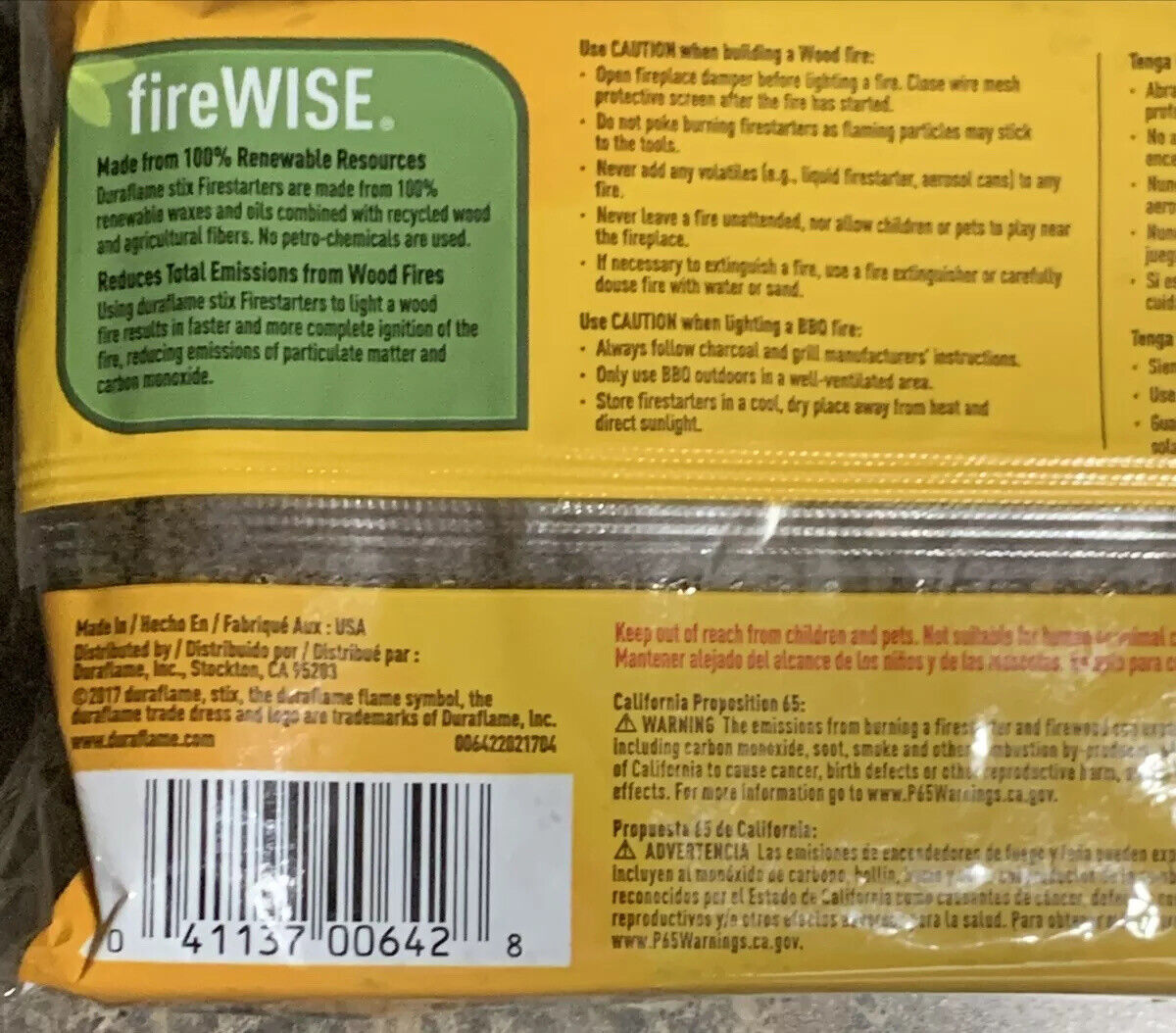 Duraflame Stix Fire Starters, 12-Stick Pack for Lighting Wood or Charcoal Fires - Fresh Stock Dated January 2026