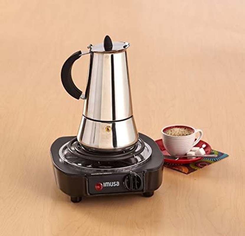 Electric Single Burner 1100-Watts Black Estufa Electrica De Una Ornilla - Fresh Stock Dated February 2026