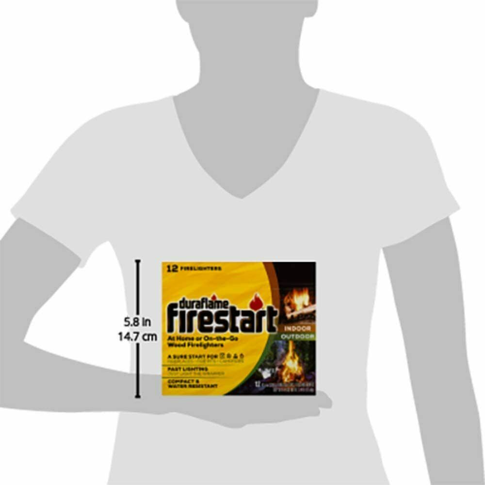 Duraflame Firestart Indoor/Outdoor Firelighters, 12 pack Free Shipping - Fresh Stock Dated January 2026