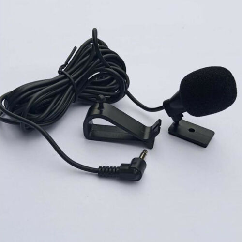 3.5mm Car Stereo External Microphone for Bluetooth Enabled Stereo GPS DVD Radio - Fresh Stock Dated December 2025