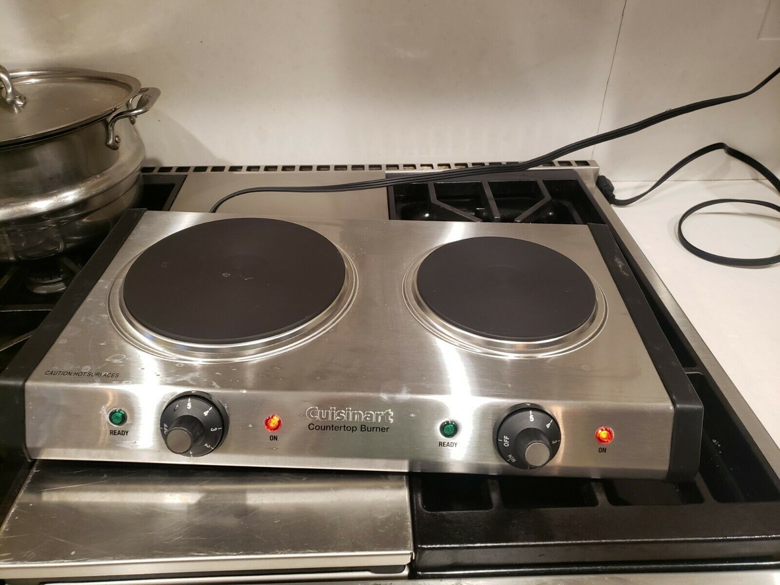 Cuisinart CB-60P1 Double Burner - Silver/Black - Fresh Stock Dated February 2026