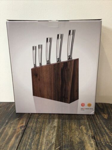 CANGSHAN Knife Set with Block - New in open box - Fresh Stock Dated January 2026