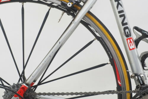 2010 De Rosa King 3 Road Bicycle Size Large Carbon Fiber Campagnolo Record 2x10 - Fresh Stock Dated December 2025