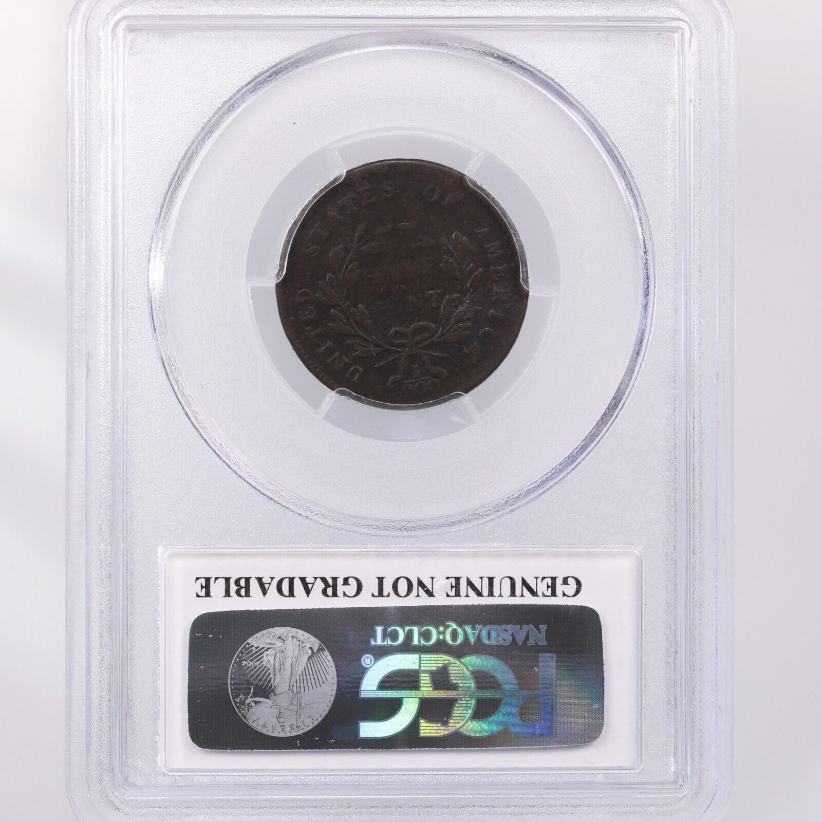 1797 Liberty Cap 1/2C 1 Above 1 PCGS Certified F Details Damage - Fresh Stock Dated December 2025