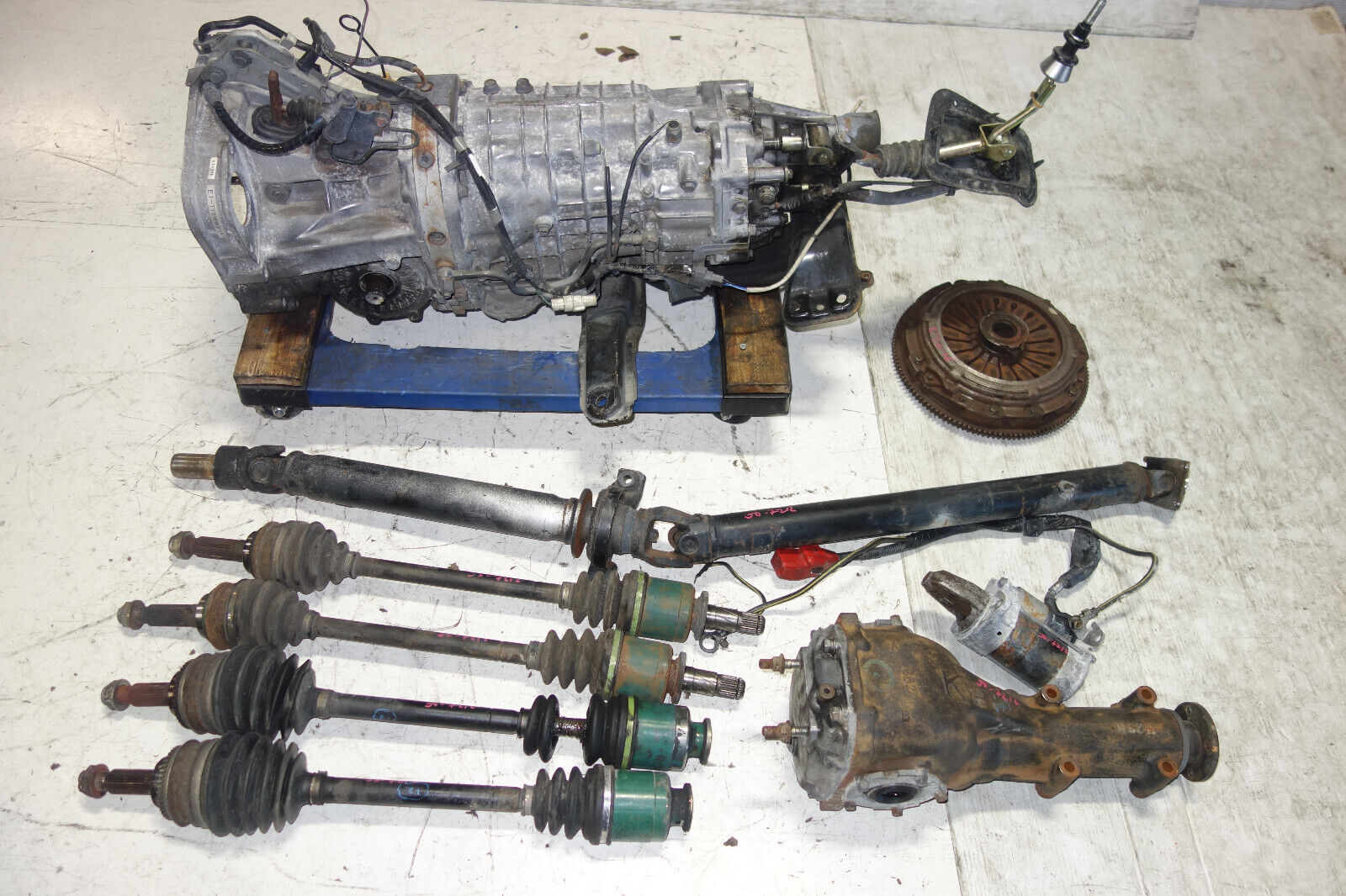 JDM Subaru Impreza Wrx STi 6speed Awd Transmission Starter Axles Differential V7 - Fresh Stock Dated January 2026