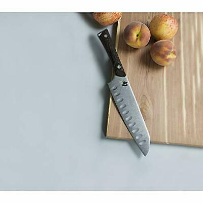 Shun Kanso Santoku 7 Inch Hollow Ground Premium Stainless Steel Blade and Woo... - Fresh Stock Dated January 2026