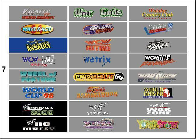 NOW PRE-CUT! Custom Top/Spine Labels For N64 Game Cartridges. Pick Up To 40. - Fresh Stock Dated February 2026