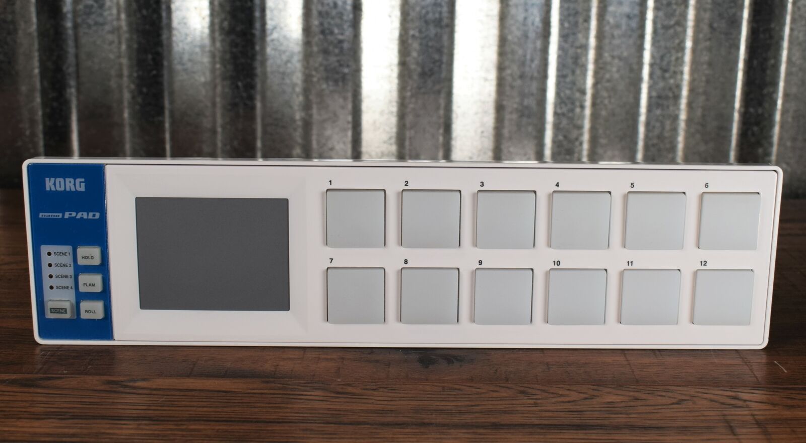 Korg nanoPad Slim-Line USB MIDI 16 Pad & X-Y Touch Controller White - Fresh Stock Dated December 2025