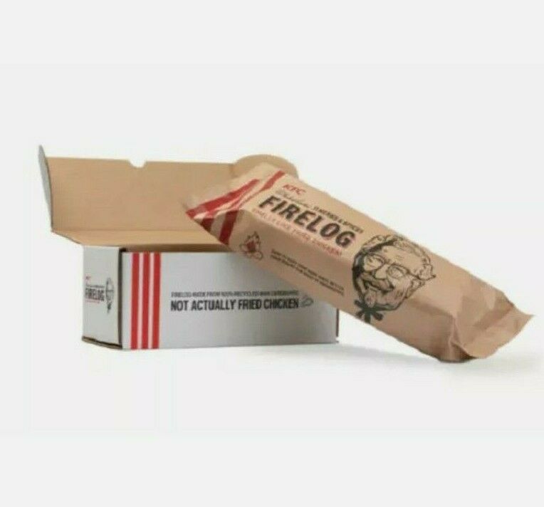 KFC Limited Edition 11 Herbs & Spices Fire Log by Enviro-Log Firelog New Sealed - Fresh Stock Dated January 2026