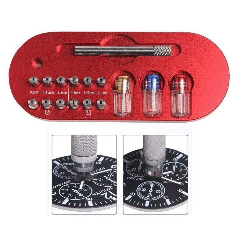Watch Hand Removing Setting Tools Delicate 12 Tips Stainless Steel Movement Kits - Fresh Stock Dated December 2025