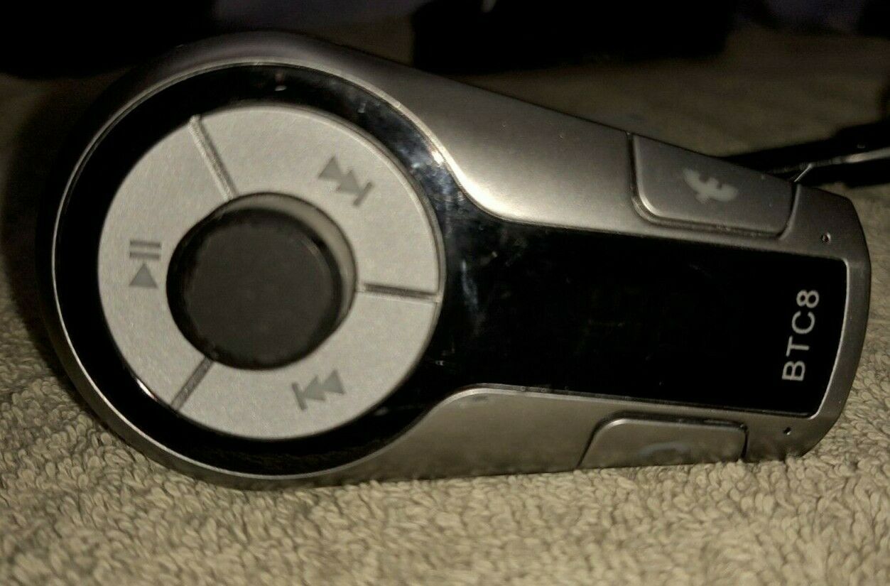 KINIVO BTC8 handsfree auto BLUE TOOTH Receiver FM Transmitter adapter phone musi - Fresh Stock Dated December 2025