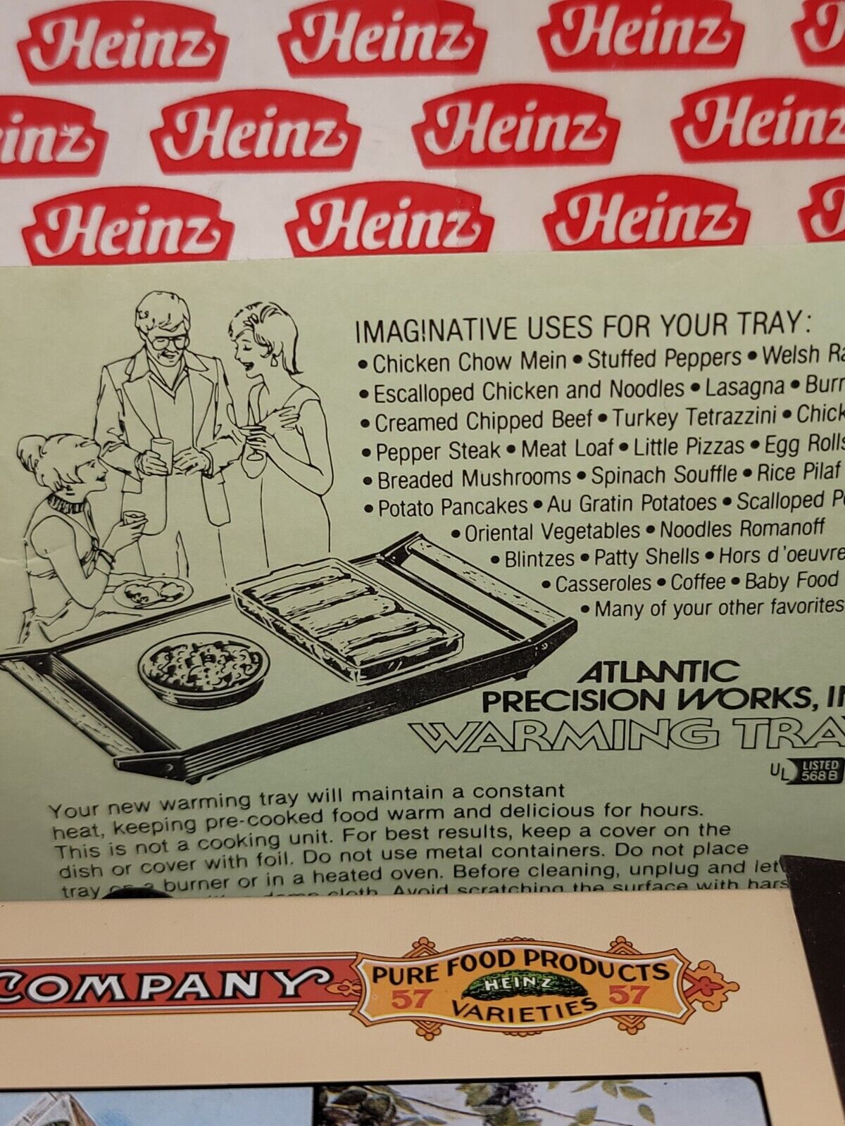 Vintage HJ Heinz Co Warm O Tray Hot Plate Electric Model 30T Tested Works w/Box - Fresh Stock Dated February 2026