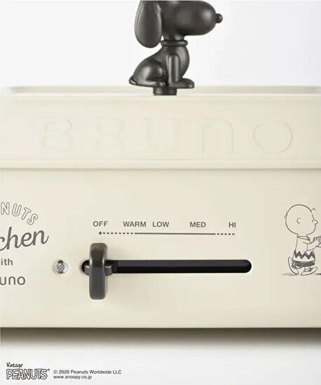 BRUNO PEANUTS Compact Hot Plate Ecru BOE070-ECRU ctm24 163 - Fresh Stock Dated January 2026