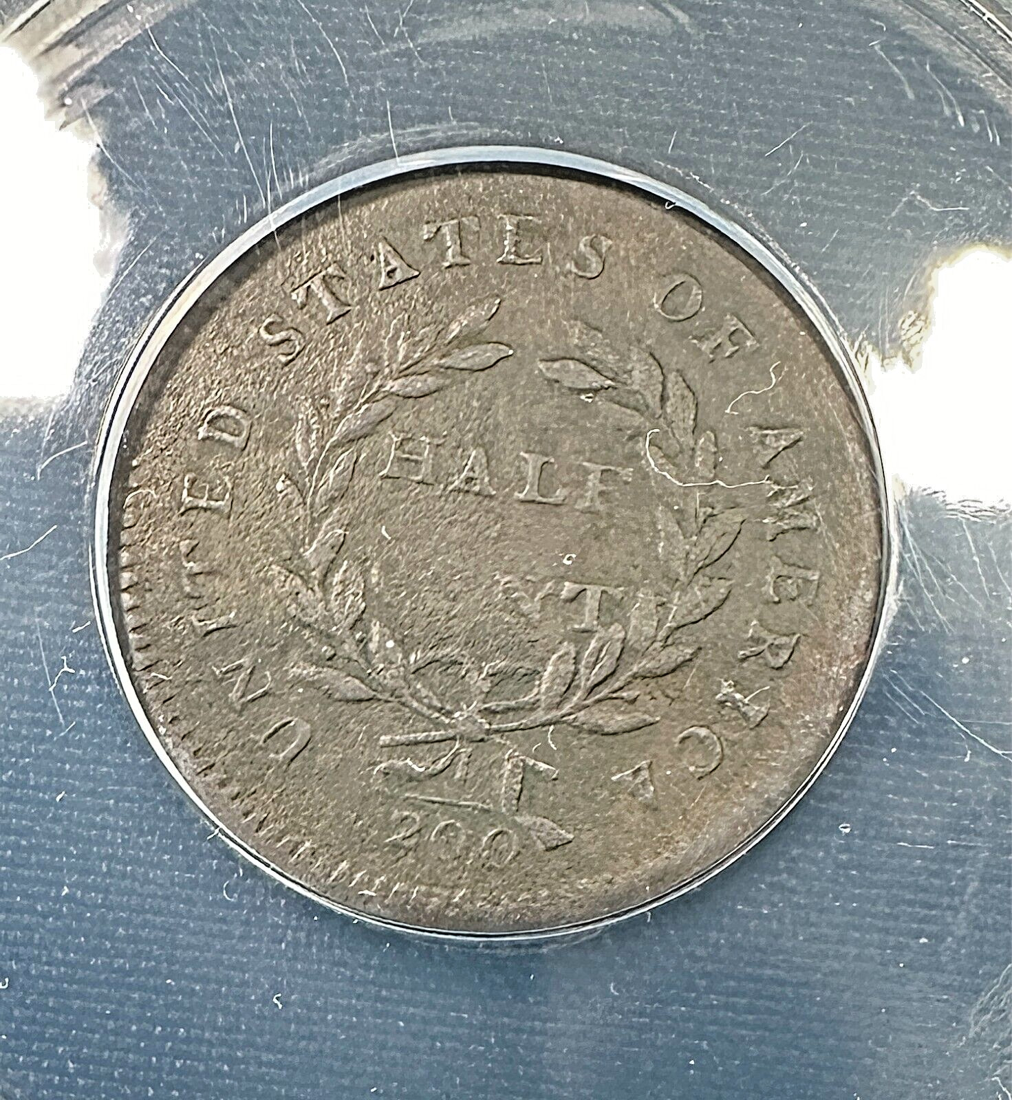 1794 1/2C Half Cent VF20 Details C-9 Variety Regular Strike ANACS 81.6K Mintage - Fresh Stock Dated December 2025