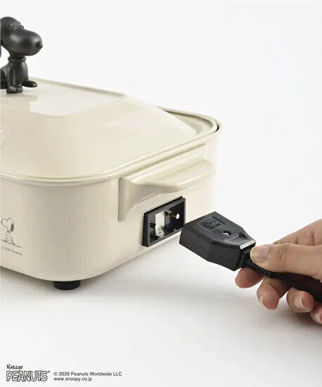 BRUNO PEANUTS Compact Hot Plate Ecru BOE070-ECRU ctm24 163 - Fresh Stock Dated January 2026