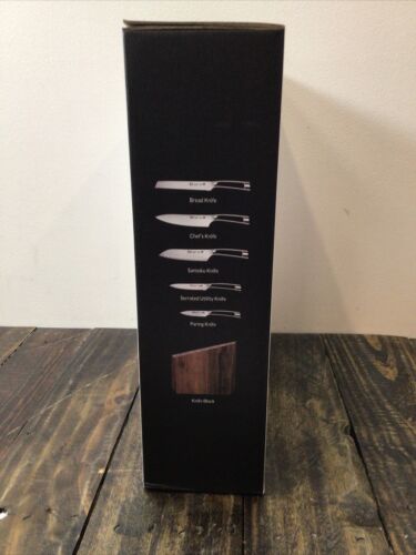 CANGSHAN Knife Set with Block - New in open box - Fresh Stock Dated January 2026
