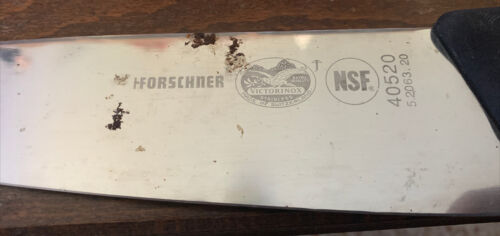 R.H. Forschner Victorinox 12” Chef's Knife AND 40520 8” Knife Switzerland - Fresh Stock Dated January 2026