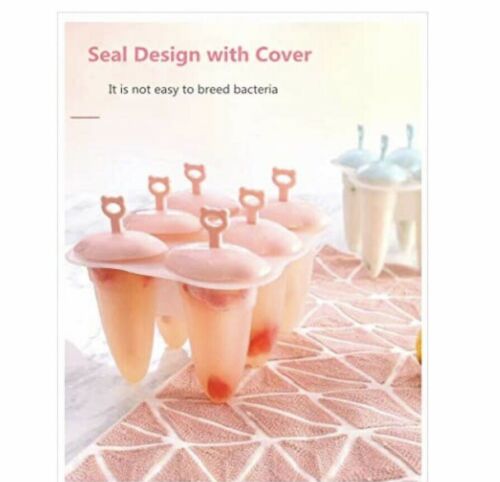 New Set Of 3 Silicone Popsicle Molds With 6 Cavity BPA Free - Fresh Stock Dated February 2026