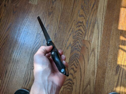 Cutco 1724 Serrated Knife 9.75 inch Blade Color: Brown - Fresh Stock Dated January 2026