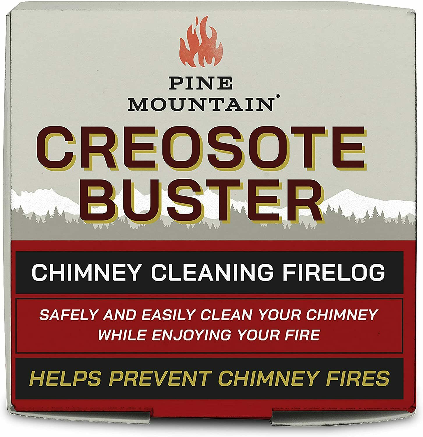 Pine Mountain First Alert Creosote Buster Chimney Cleaning Safety Fire Log-Large - Fresh Stock Dated January 2026