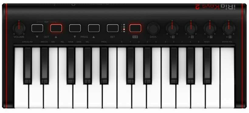 IK Multimedia iRig Keys 2 Mini 25 mini-key MIDI controller for iOS, Mac and PC - Fresh Stock Dated December 2025
